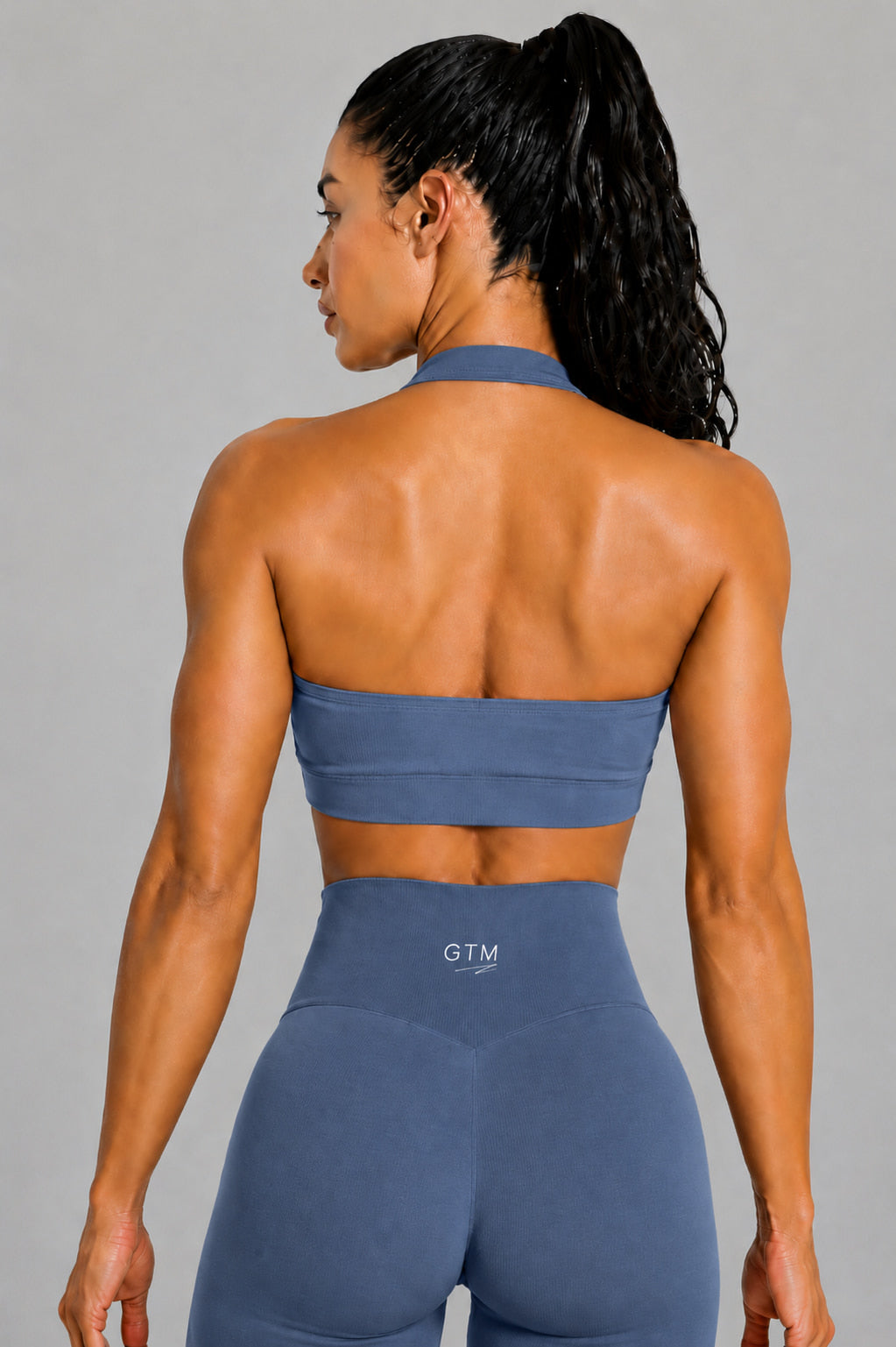 TOP CORTO DEPORTIVO GOAT AZUL