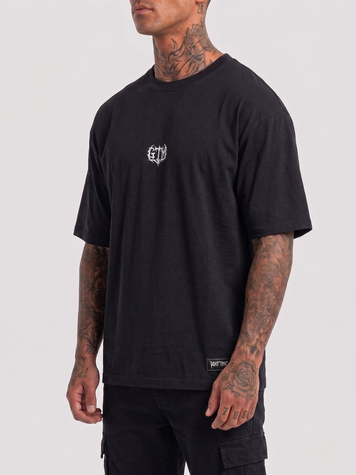 THE ULTÍMATE PUMP COVER- CAMISETA OVERSIZE NEGRO