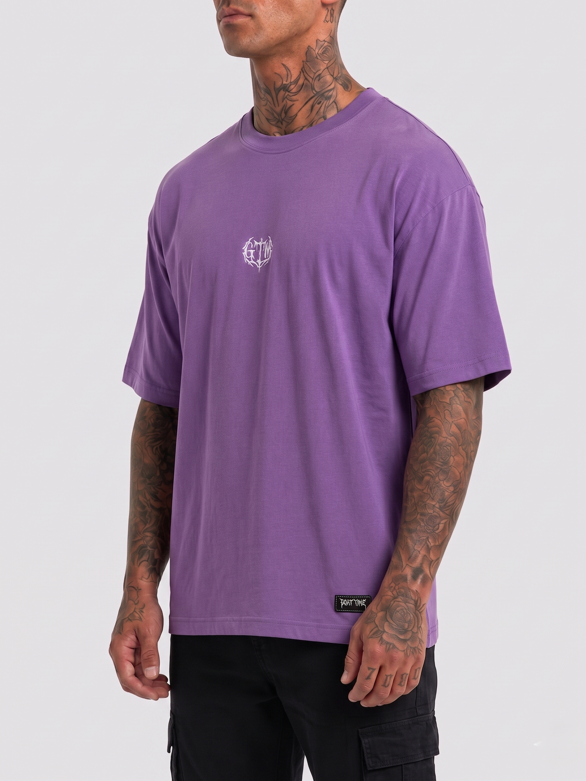 THE ULTÍMATE PUMP COVER- CAMISETA OVERSIZE MALVA