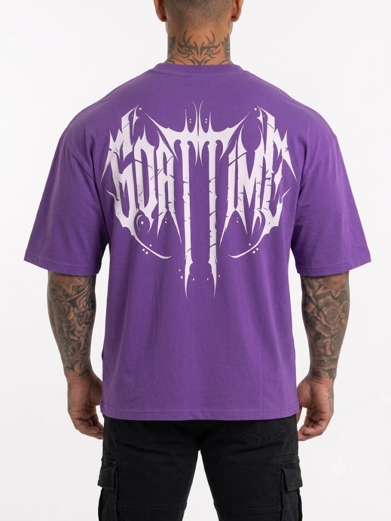 THE ULTÍMATE PUMP COVER- CAMISETA OVERSIZE MALVA