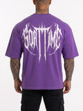 THE ULTÍMATE PUMP COVER- CAMISETA OVERSIZE MALVA